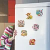 (US Local)6Pcs Diamond Painting Refrigerator Magnets Diamond Art Kits (Flower Animal)