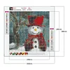 Snowman - Full Round Diamond Painting