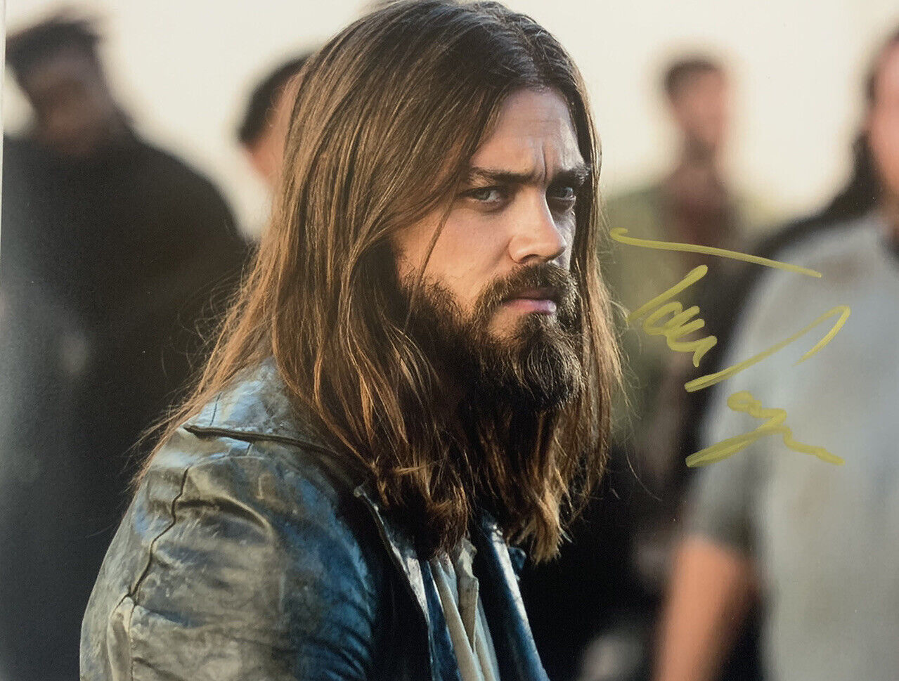 TOM PAYNE HAND SIGNED 8x10 Photo Poster painting THE WALKING DEAD ACTOR AUTOGRAPH COA