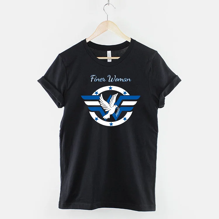Zeta Phi Beta Finer Woman Super Hero T-shirt