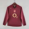 2005-2006 Retro Long Sleeve Arsenal Home Football Shirt 1:1 Thai Quality
