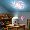 Dynamic Rotating LED Ocean Light Projector Dimmable Brightness & Flexible Stable Base Design Night Light Projector USB Powered & Versatile for Kids Bedroom Decoration