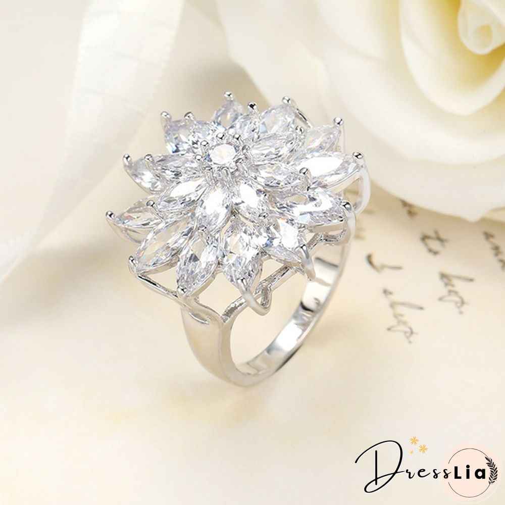 925 Sterling Silver Sapphire Rings for Women New Model Fashion Jewelry Zircon Horse Eye Rings Wedding Jewelry Engagement Diamond Rings