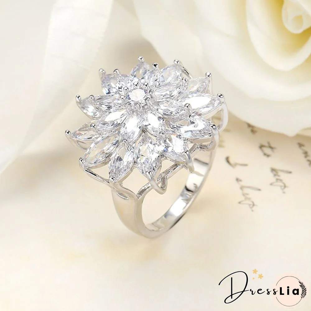 925 Sterling Silver Sapphire Rings for Women New Model Fashion Jewelry Zircon Horse Eye Rings Wedding Jewelry Engagement Diamond Rings