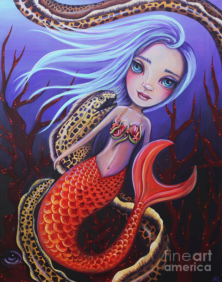 Big Eye Doll Mermaid 40*50CM(Canvas)Full Round Drill Diamond Painting gbfke