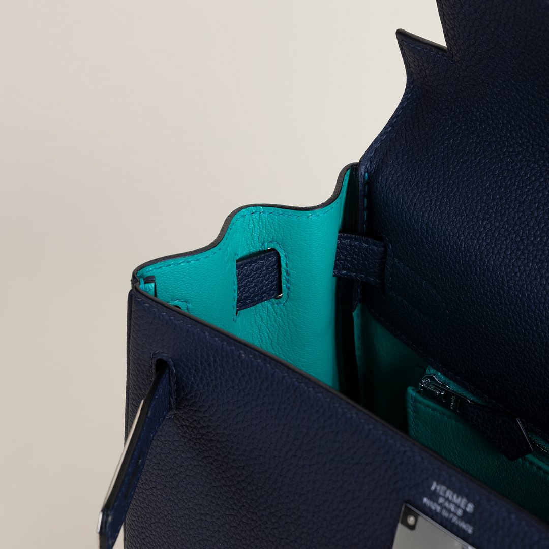 Kelly28 Togo 2Z Blue nuit PHW