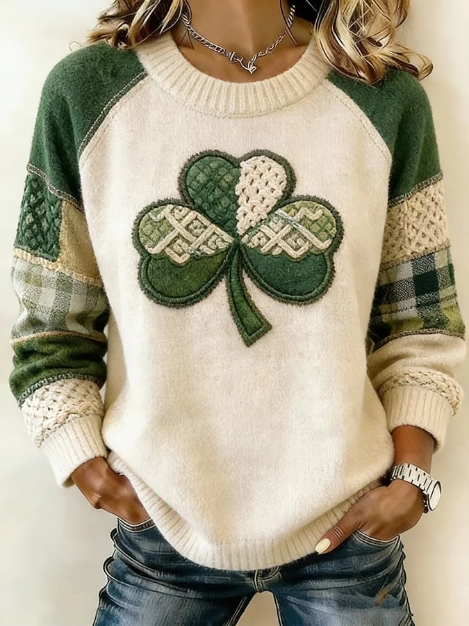 Women's Saint Pao Print Knit Sweater 