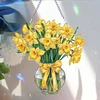 Diamond Painting Acrylic Daffodil Diamond Painting Dots Hanging Pendant