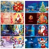 8 Pcs/Set Diamond Painting Christmas Greeting Card