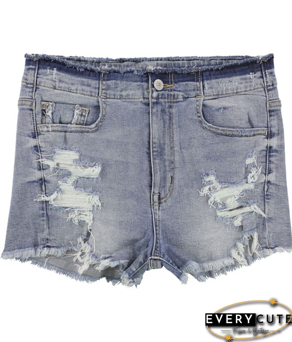 American Eagle Womens Distressed Casual Denim Shorts