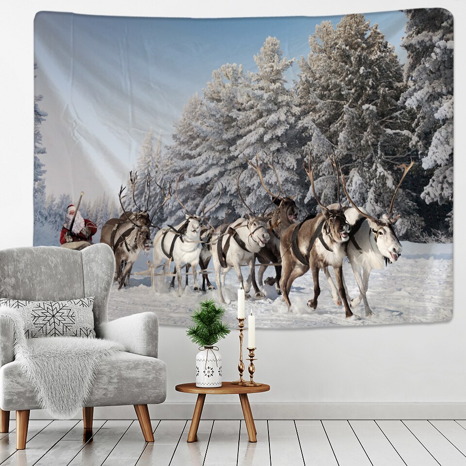 

Wall Tapestry - Christmas Tree And Cat-150*130cm, 501 Original