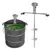 [US Local Warehouse] 50 Gallon Pneumatic Paint Mixer 1/2 HP 200L IBC Air Agitator With Support Hanger Paint Automatic Stirring Machine for Ink Resin Adhesive Che-mical Dissolution