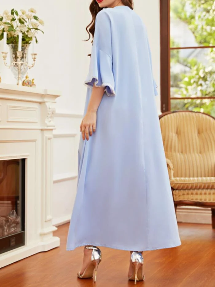 Solid Elegant  Dress