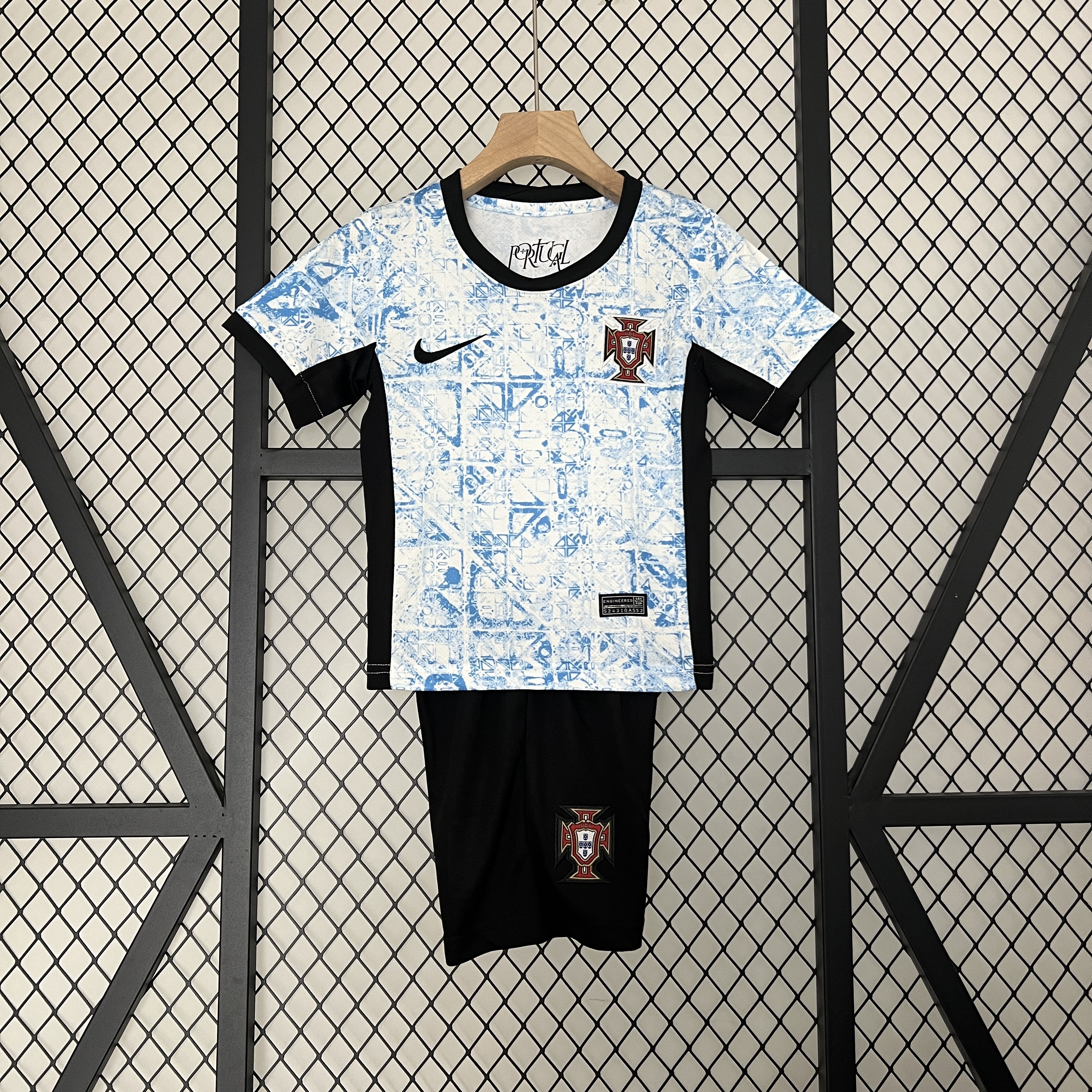 Portugal 2024 Away Stadium Kids Kit