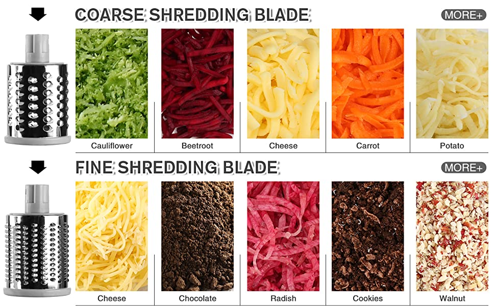 gray shredding blade