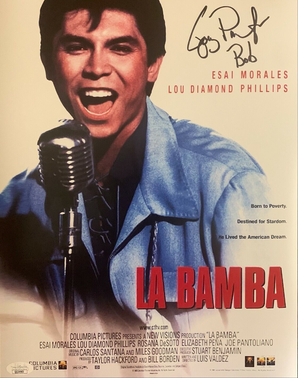 Joe Pantoliano autographed signed inscribed 11x14 Photo Poster painting JSA COA LA BAMBA Bob