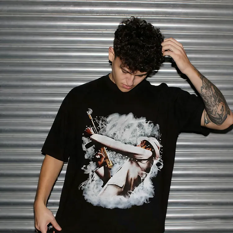 Michael Jackson Themed T-shirt Printed Men's T-shirt