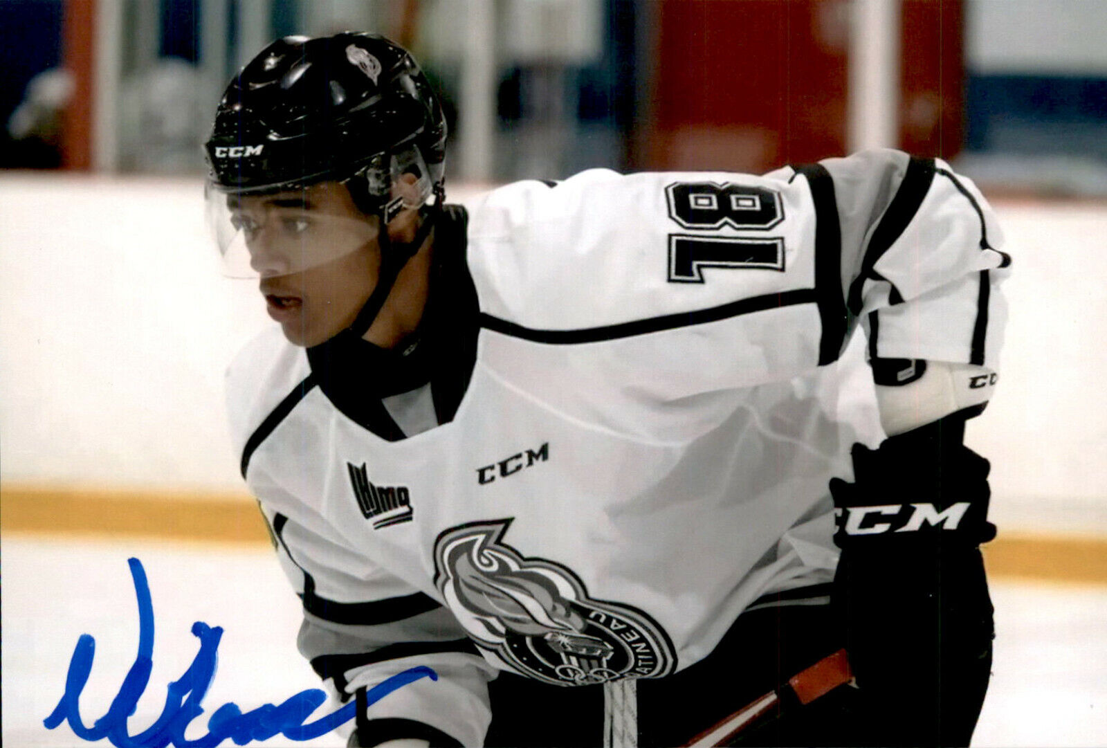 Noah Warren SIGNED autographed 4x6 Photo Poster painting GATINEAU OLYMPIQUES / NHL DRAFT 2022 #2