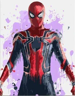 Spiderman - Cartoon and Animation Paint By Numbers DQ44816