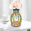 5D DIY Special Shape Diamond Painting Desk Ornament Flower Vase Decor Kit