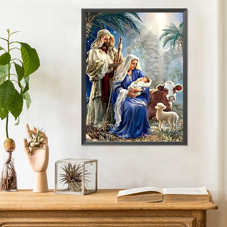 Jesus-Full Round Diamond Painting 40*80cm