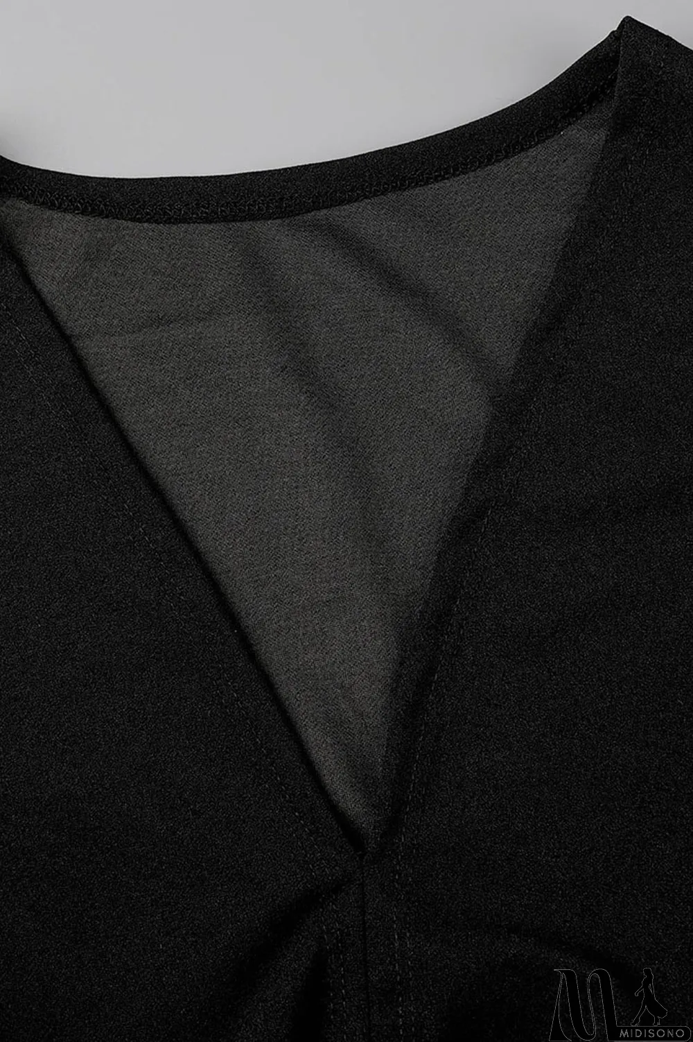 MidiSono - Yellow Casual Solid Patchwork Flounce V Neck Short Sleeve Two Pieces