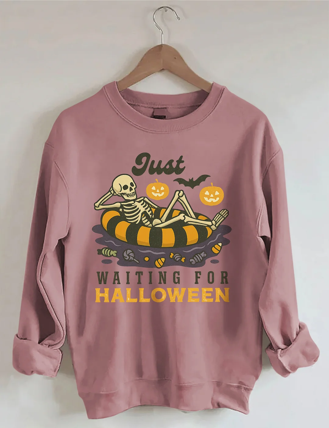 Just Waiting For Halloween Sweatshirt