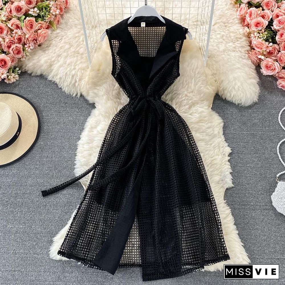 Fashion Sleeveless Two-Piece Set P11699