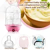110V/220V Electric Egg Boiler 3-Layer Automatic Corn Steamer Rapid Heat Poacher