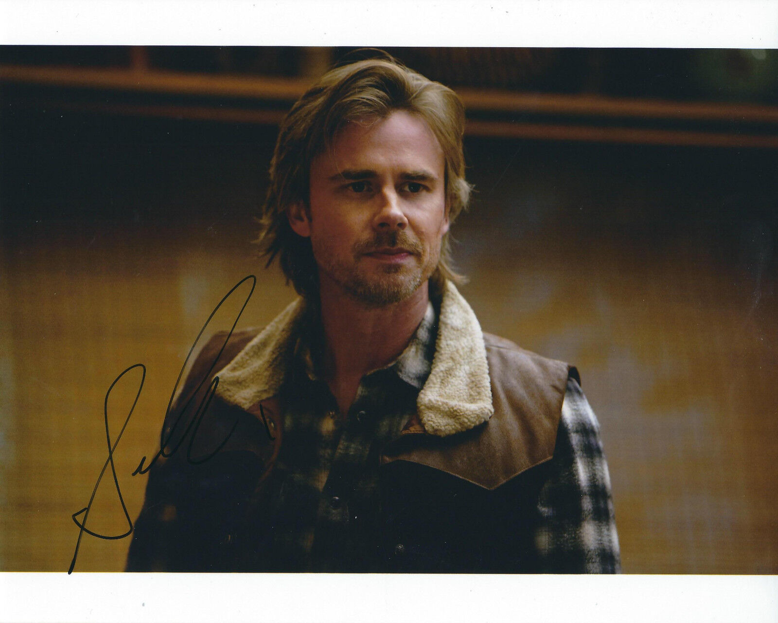 SAM TRAMMELL TRUE BLOOD AUTOGRAPHED Photo Poster painting SIGNED 8X10 #8 SAM MERLOTTE