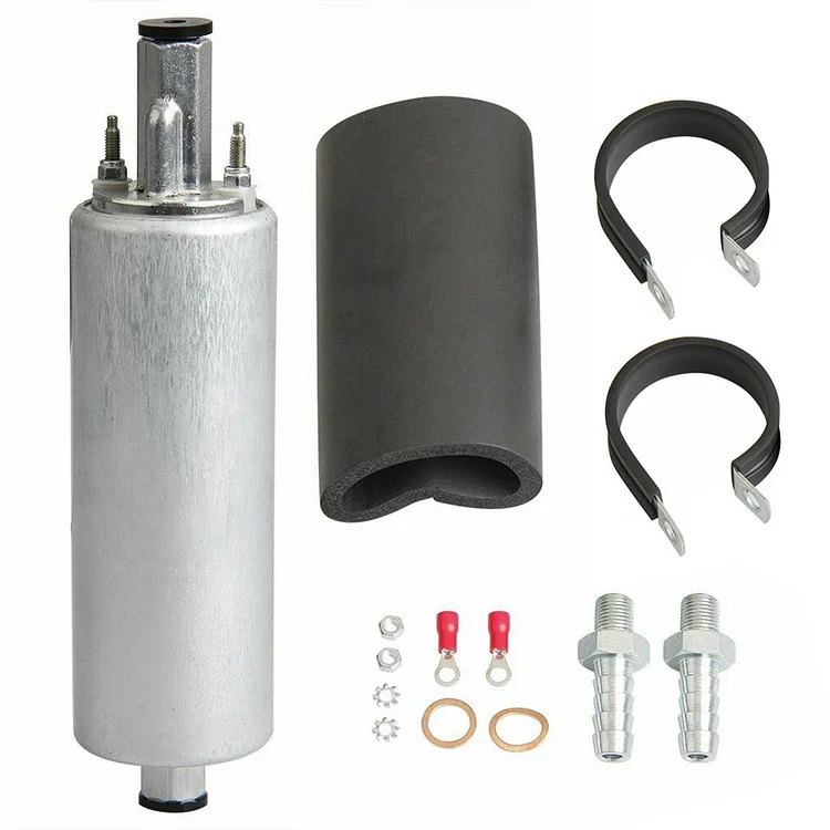 Inline High Pressure Fuel Pump Install Kit Fit GSL392 Walbro TI 255LPH Universal