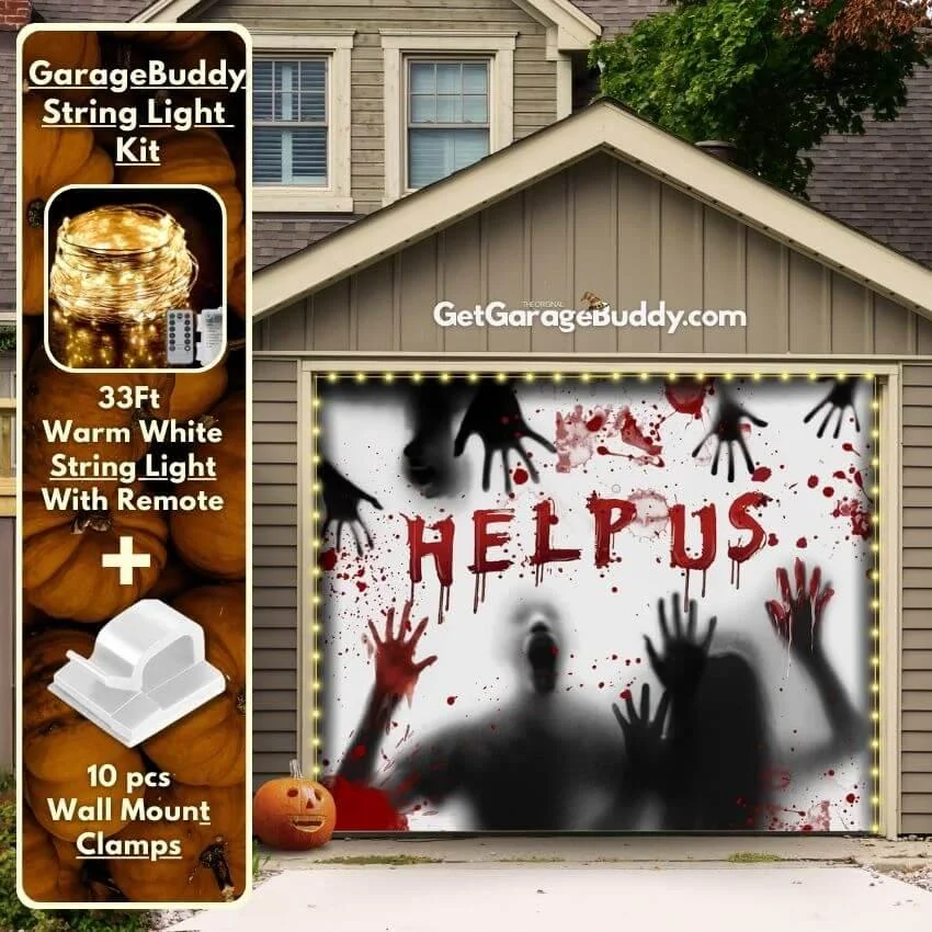 GarageBuddy Halloween Garage Door Covers
