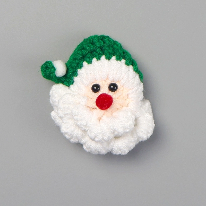 2 Pieces Cute Sunflower Santa Claus Yarn Women’s Bag Pendant Keychain