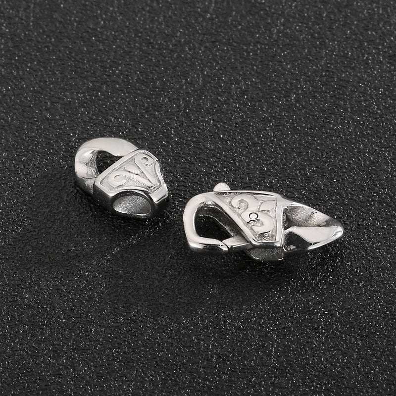 2 Pieces Stainless Steel 18K Gold Plated Solid Color Polished Connectors