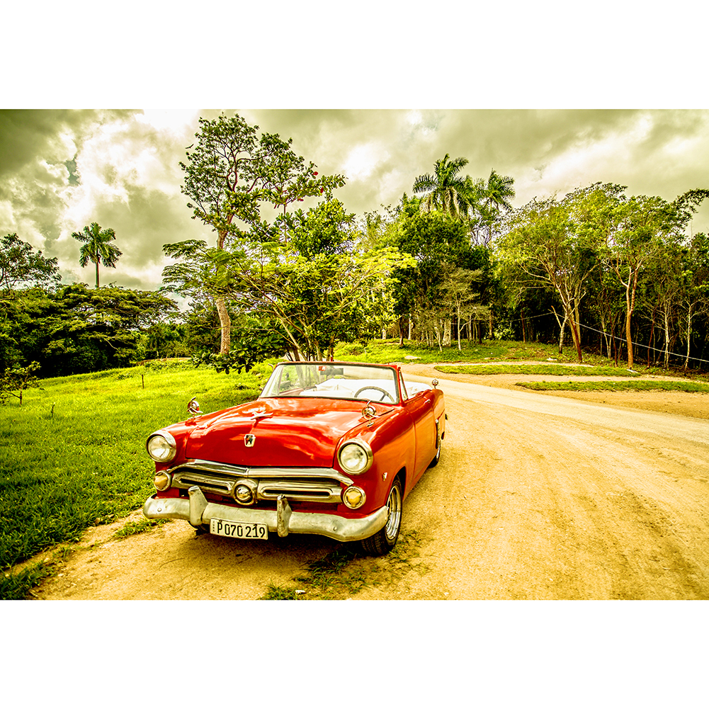 

Vintage Car on Road - 1000 Pieces Jigsaw Puzzle, 501 Original