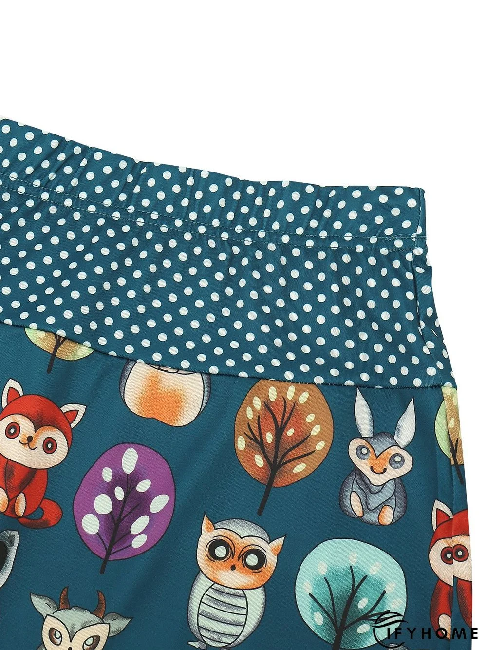 Casual Vintage Animal Printed A-line Skirt | IFYHOME