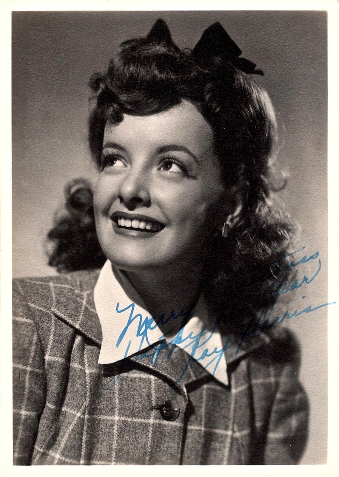 KAY HARRIS Autographed Hand Signed 5 x 7 