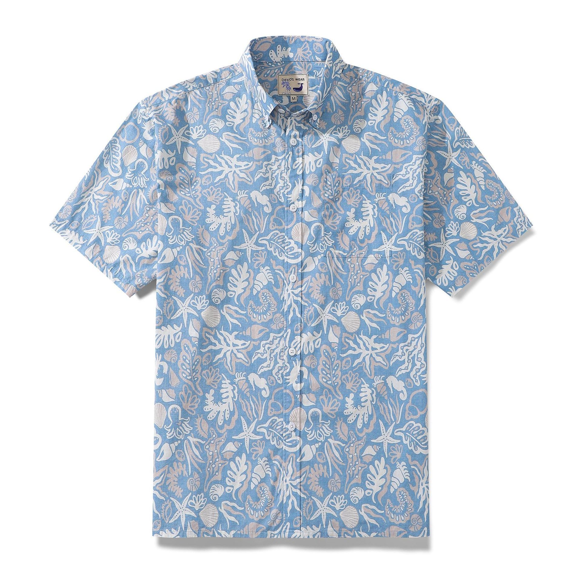 trendy Hawaiian beach shirt-15