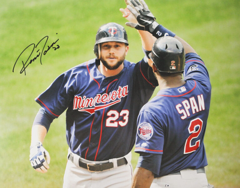 Rene Tosoni MN Minnesota Twins Auto Signed 11x14 Photo Poster painting COA GFA