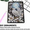 (US Local)Bird Special Shaped Diamond Painting Journal Notebook for Adults Students