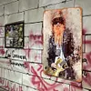 Billy Gibbons - Panneaux en &eacute;tain m&eacute;tallique(20*30cm/30*40cm) - Musique