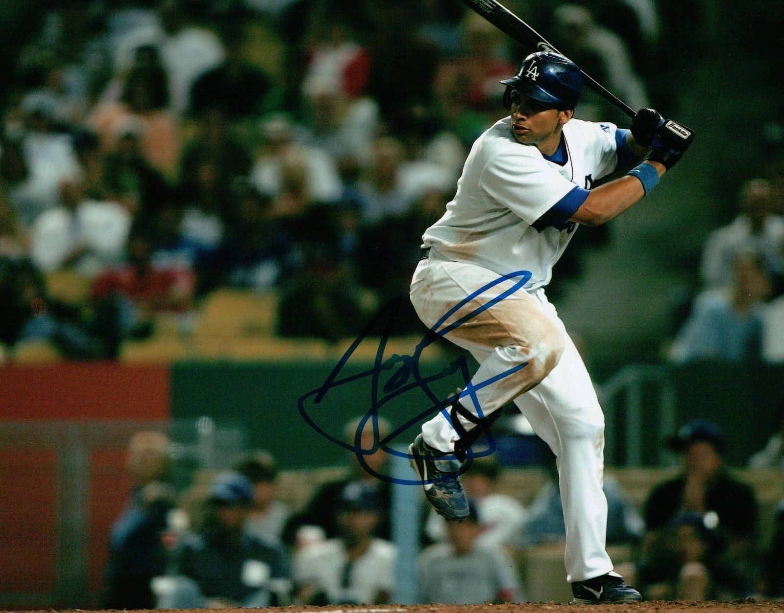 James Loney Signed 8X10 Photo Poster painting Autograph LA Dodgers Home At Bat Auto w/COA