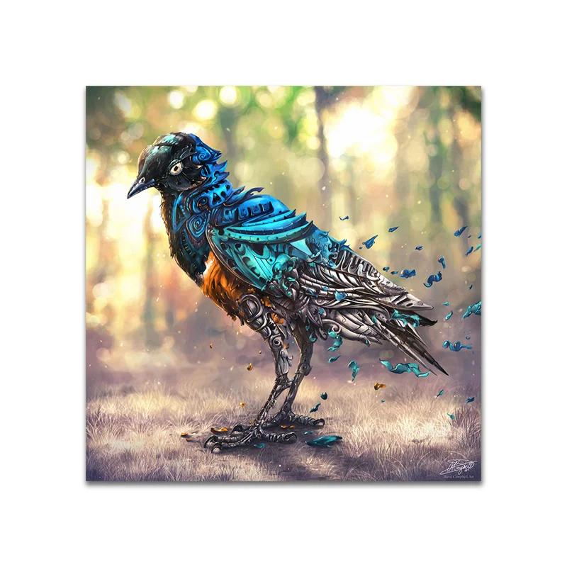 Jeffpuzzle™-JEFFPUZZLE™ Terminator Bird Wooden Jigsaw Puzzle