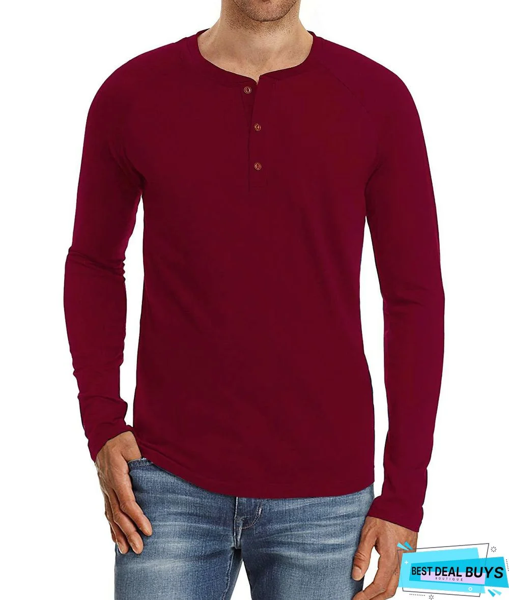 Men's Wear Long Sleeve T-Shirt Round Neck Bottoming Shirt