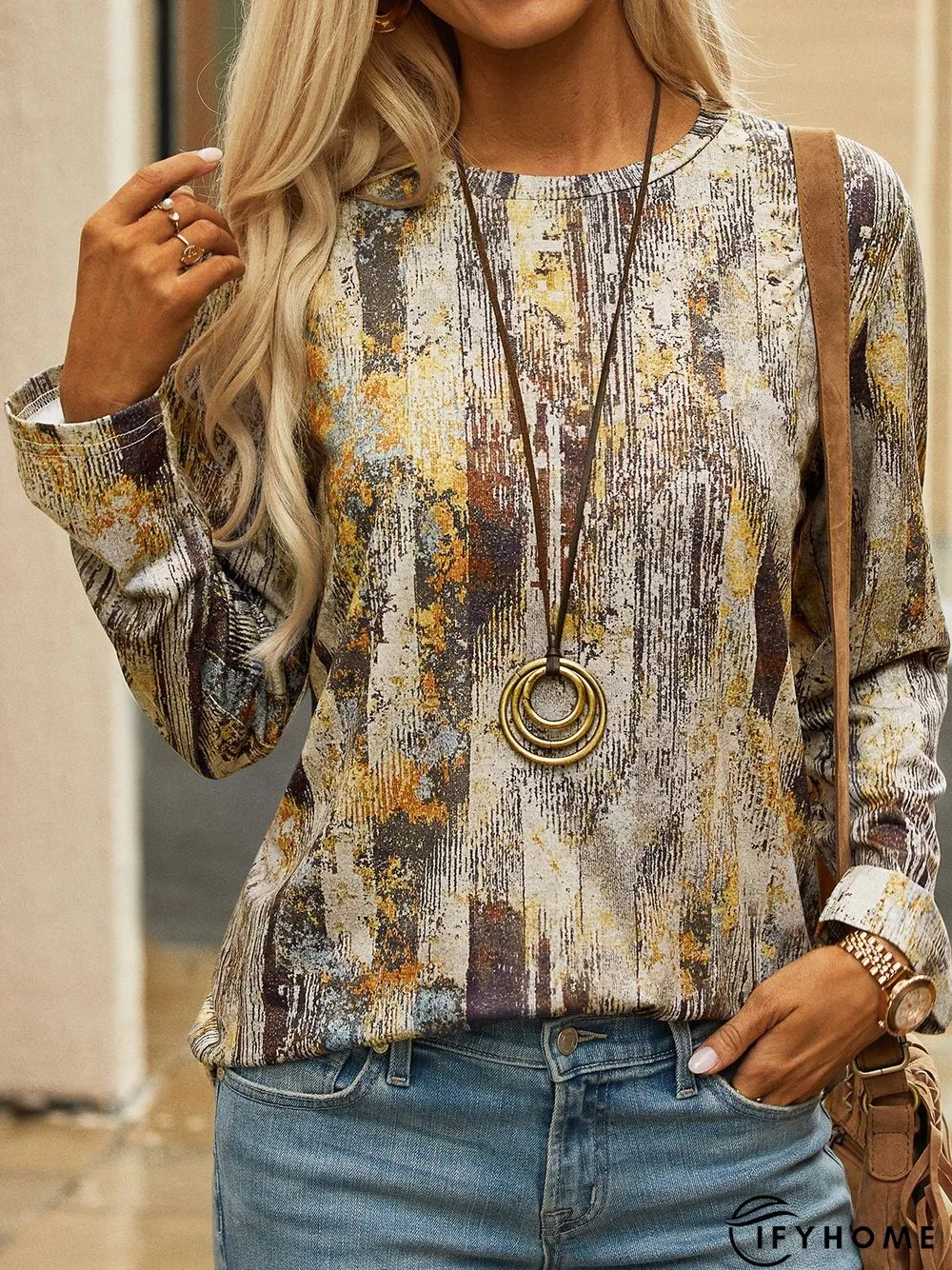 Casual Long Sleeve T-Shirt | IFYHOME