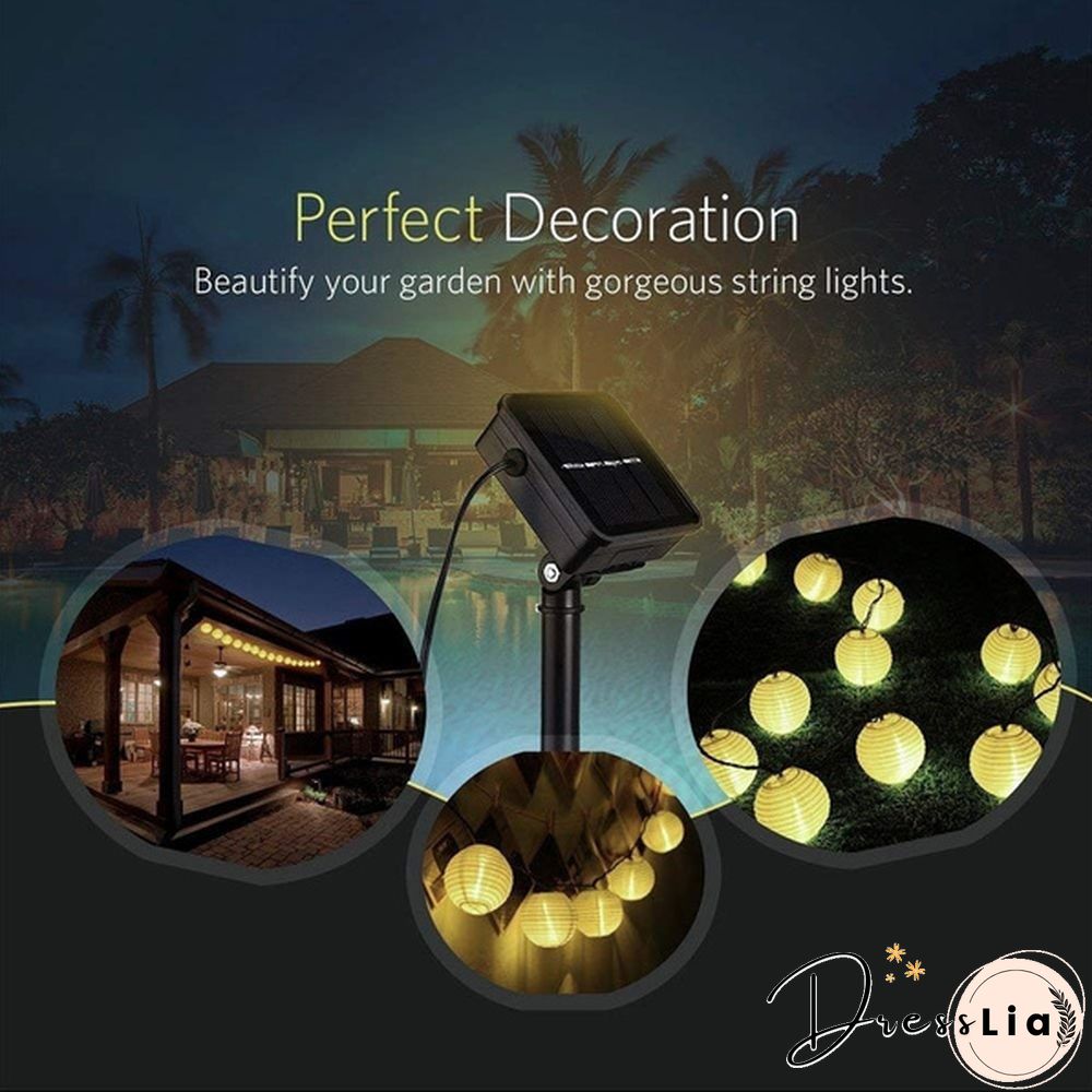 50/60 LED Patio Solar Garland Fairy Light Outdoor Lantern Ball Solar Led String Fairy Light Home, Party & Wedding Decorations