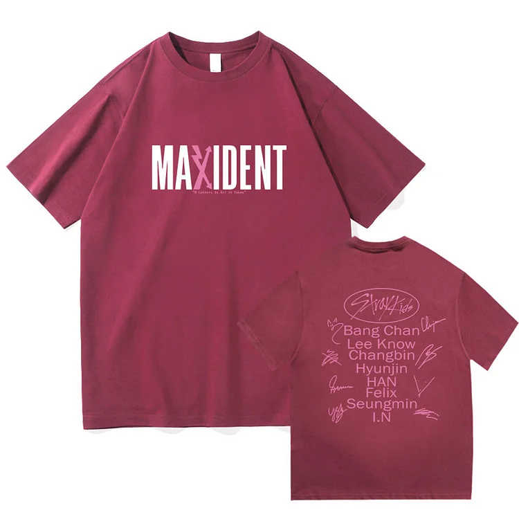 STRAY KIDS 스트레이 키즈 'MAXIDENT' MERCHANDISE (T-SHIRT