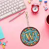 >SALE<A-Z 26 Letters Double Sided Special Shape Diamond Painting Keychain Pendant (W)