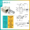 Precision micro-adjustment XY axis displacement platform, stainless steel LBX/LBY-40/50/60/70/80/100 manual slide