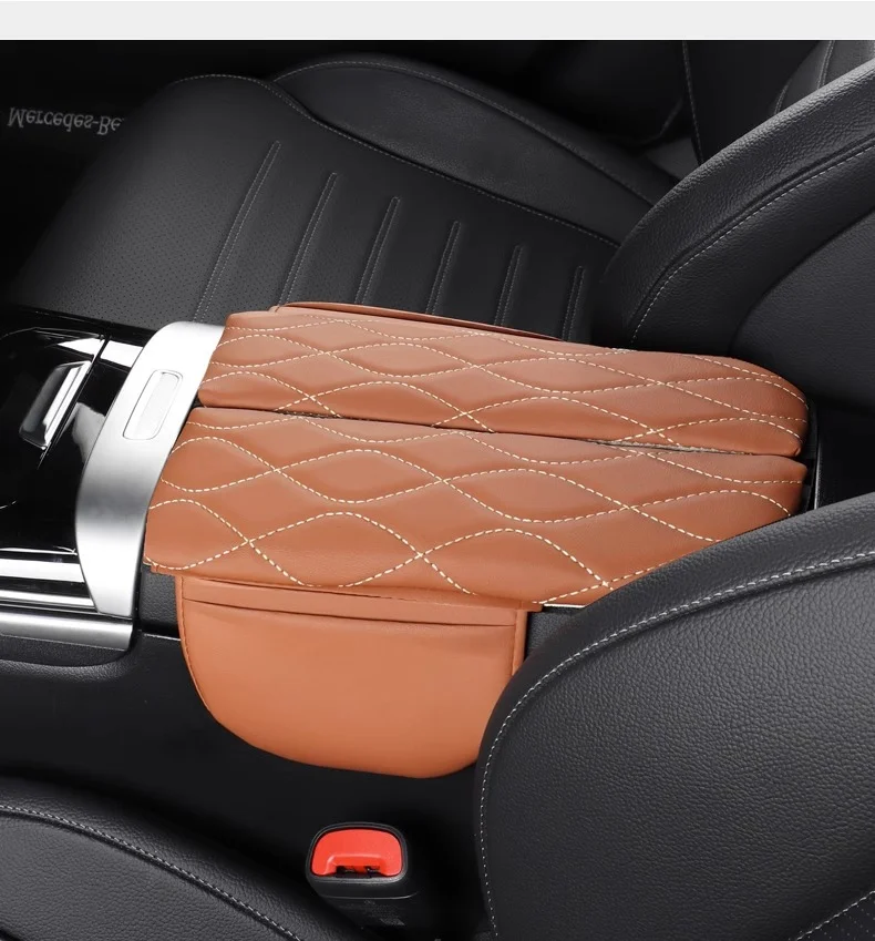 🔥Hot sale🔥Car Double Door Armrest Box Mat (Storage Type)2PCS